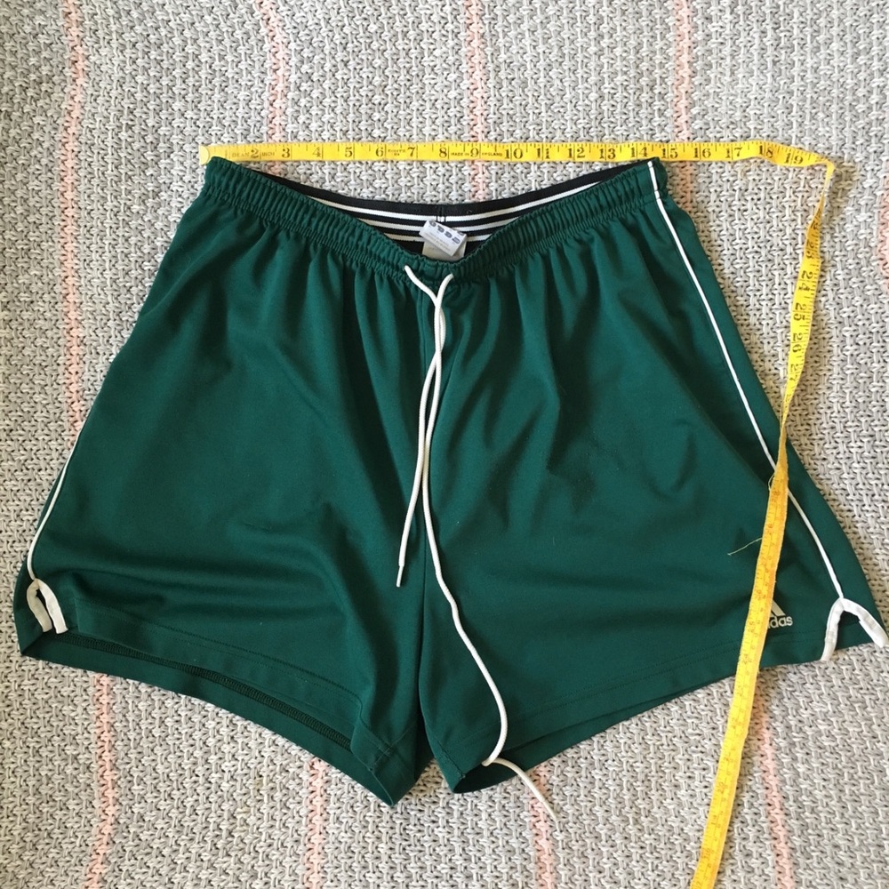 Adidas women’s green shorts